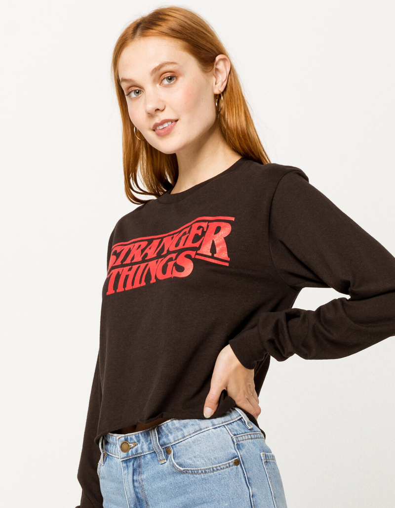 MAD ENGINE Stranger Things Womens Crop Tee image number 1