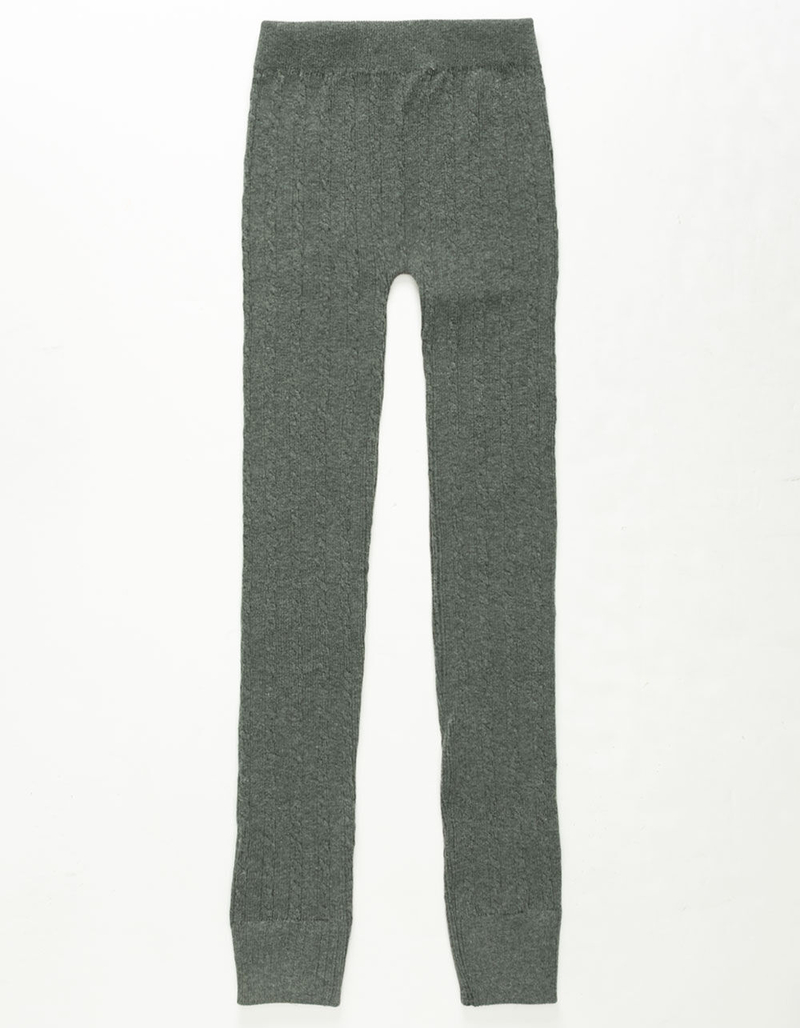 JUST ONE Cable Knit Girls Leggings image number 1