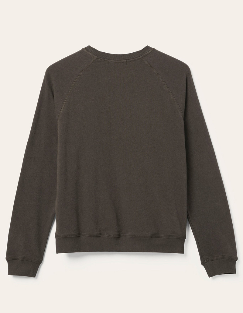 JUNK FOOD Seattle Seahawks Flocked Raglan Womens Crewneck Sweatshirt image number 2