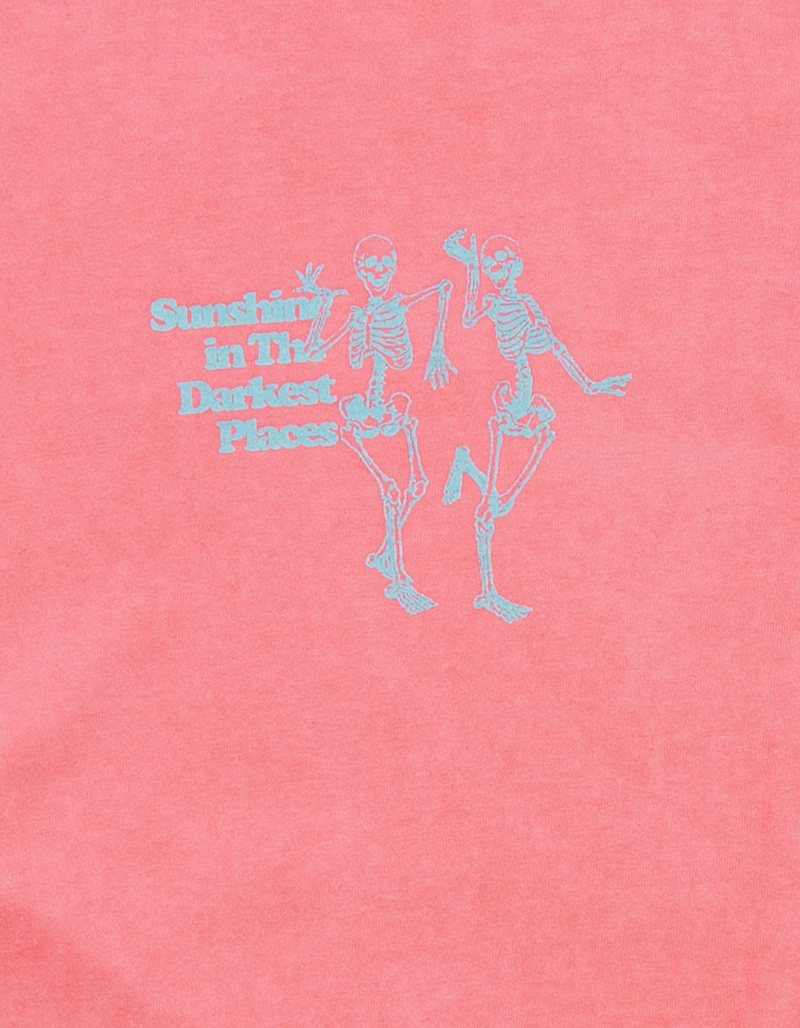 BDG Urban Outfitters Skeleton Flowers Mens Tee image number 3