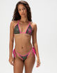 ED HARDY Camo Triangle Bikini Top image number 5