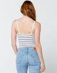 SKY AND SPARROW Stripe Womens Oatmeal Cami image number 3