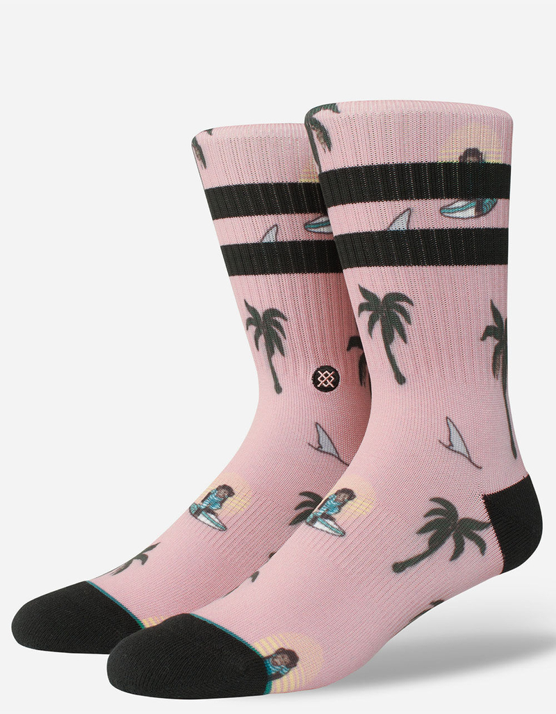 STANCE Sunset Surfin Monkey Mens Socks image number 0