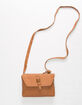 T-SHIRT AND JEANS Knot Front Cognac Crossbody Bag image number 2