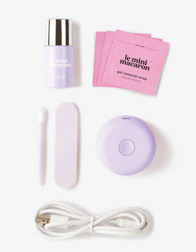 LE MINI MACARON Lilac Blossom - Gel Manicure Kit image number 2