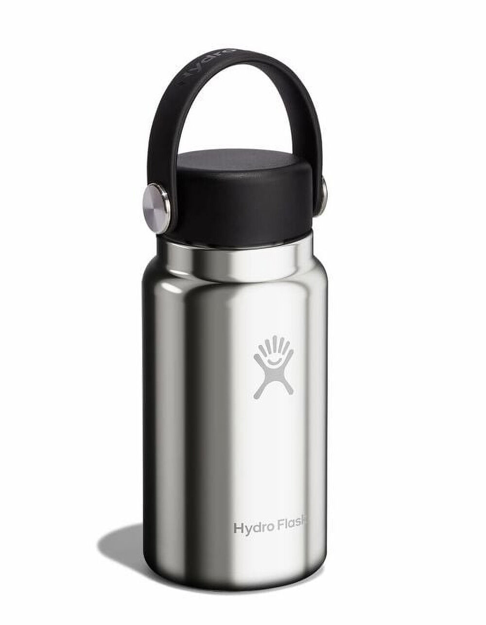Hydro Flask マイクロ　シルバー HYDRO FLASK 6.7 oz Micro Hydro Metallic Mini Bottle - SILVER - ONE