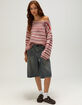 RSQ Womens Low Rise Baggy Jorts image number 1