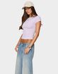 EDIKTED Tay Short Sleeve Top image number 2