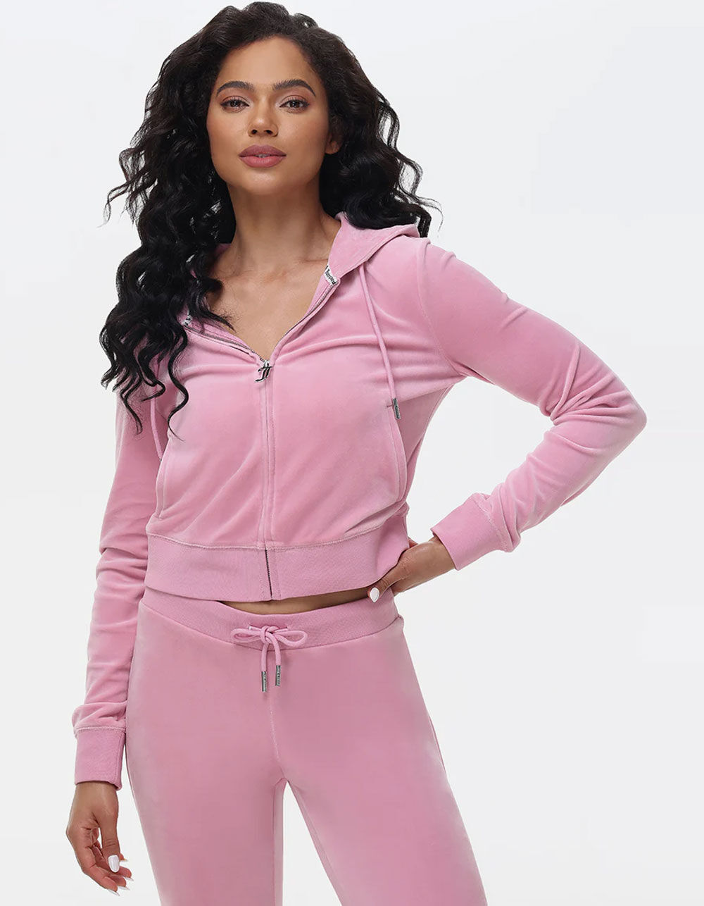 JUICY COUTURE OG Big Bling Womens Hoodie - FUSCHIA | Tillys