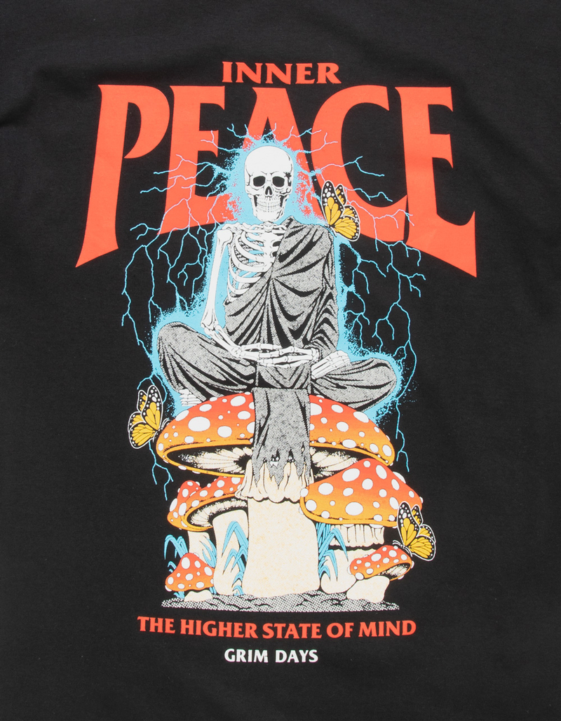 GRIM DAYS Inner Peace Mens Tee image number 1