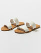BAMBOO Double Strap Womens Sandals image number 1