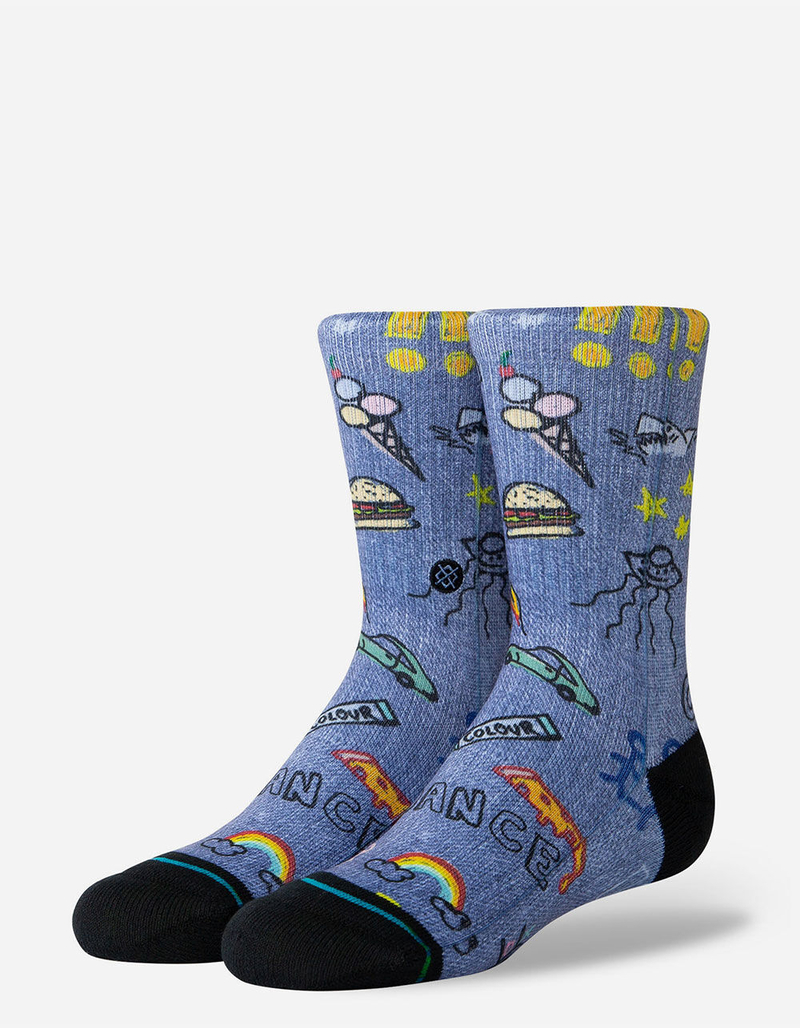 STANCE Doodle Dance Kids Crew Socks image number 0