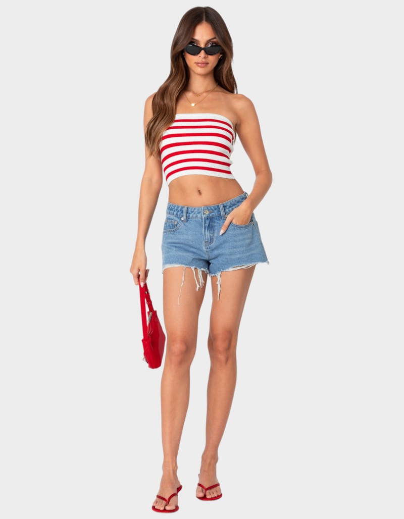 EDIKTED Lexi Ribbed Tube Top image number 1