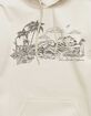 VENICE BEACH Sunset Distressed Unisex Hoodie image number 2