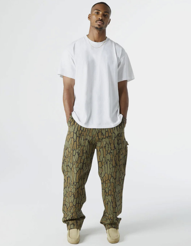 HUF Gilman Double Knee Camo Mens Pants image number 2
