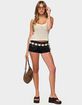 EDIKTED Aurelle Open Knit Tank Top image number 5