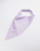 FULL TILT Sheer Daisy Purple Bandana Scarf image number 1