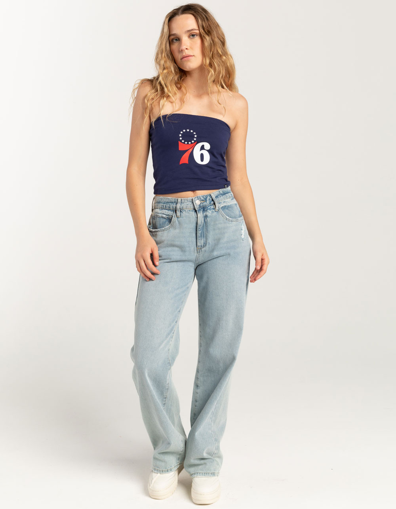 HYPE AND VICE Philadelphia 76ers Womens Tube Top BLUE Tillys