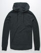 RSQ Crossover Black Mens Hooded Thermal