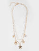 FULL TILT Celestial Star Sun Layered Necklace image number 1