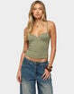 EDIKTED Aven Built In Bra Tank Top image number 1
