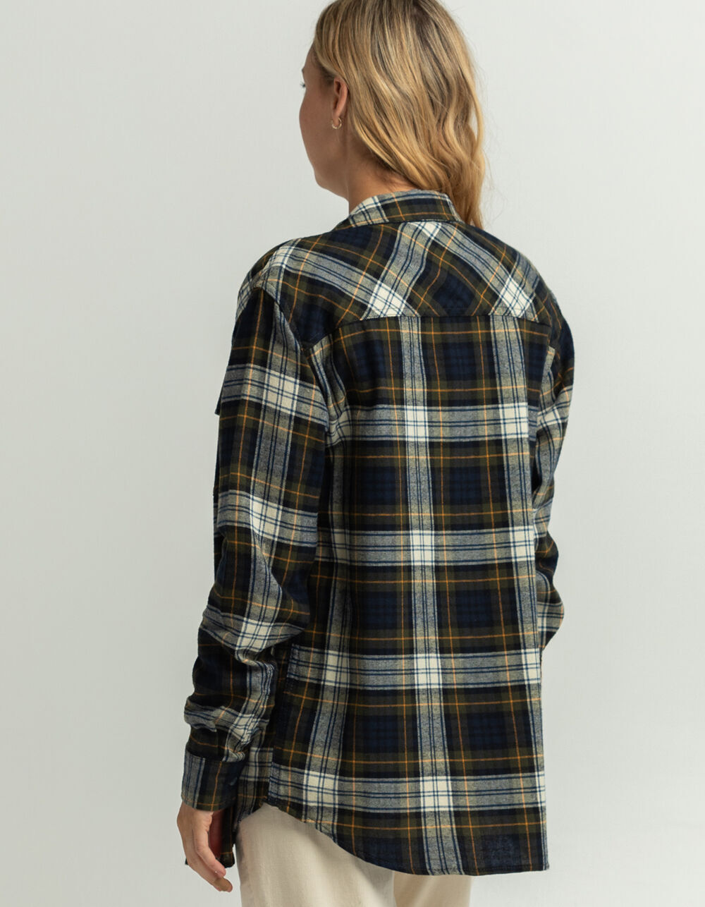 RSQ Womens Oversized Flannel Shirt 