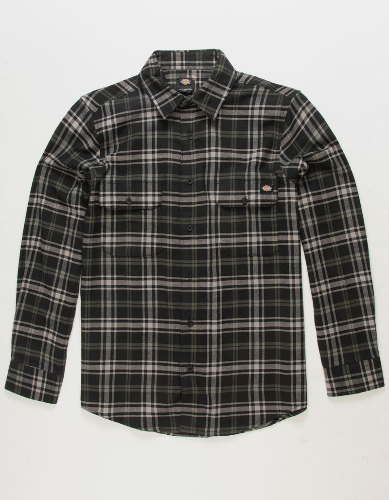 DICKIES Mens Flannel Shirt image number 1