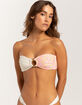 KULANI KINIS Champagne Aura Bandeau Bikini Top image number 1