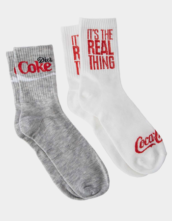 DIET COKE 2 Pack Womens Mid Crew Socks Primary Image