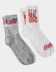 DIET COKE 2 Pack Womens Mid Crew Socks image number 1