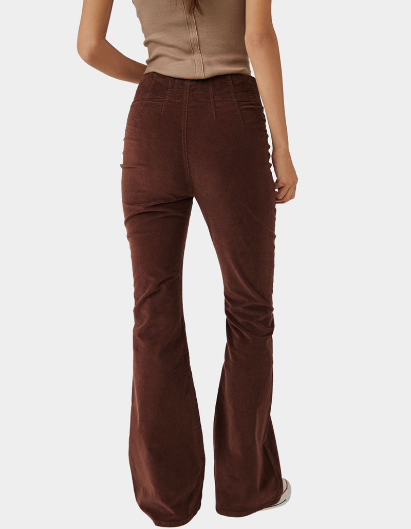 FREE PEOPLE Jayde Womens Flare Corduroy Pants image number 2