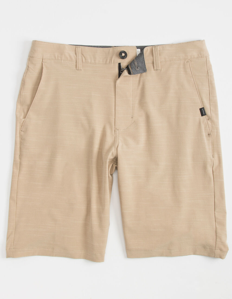RIP CURL Jackson Boardwalks Mens Khaki Hybrid Shorts image number 0