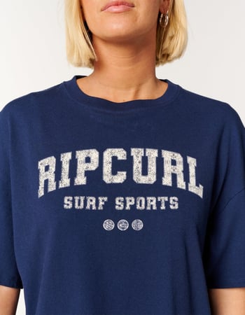 RIP CURL Varsity Sports Womens Heritage Tee Alternative Image