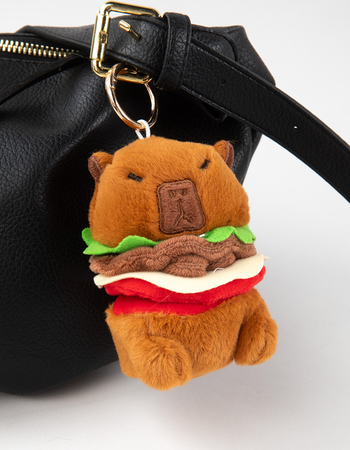 FULL TILT Burger Capybara Bag Charm Alternative Image