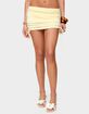 EDIKTED Caspia Drawstring Mini Skirt image number 1