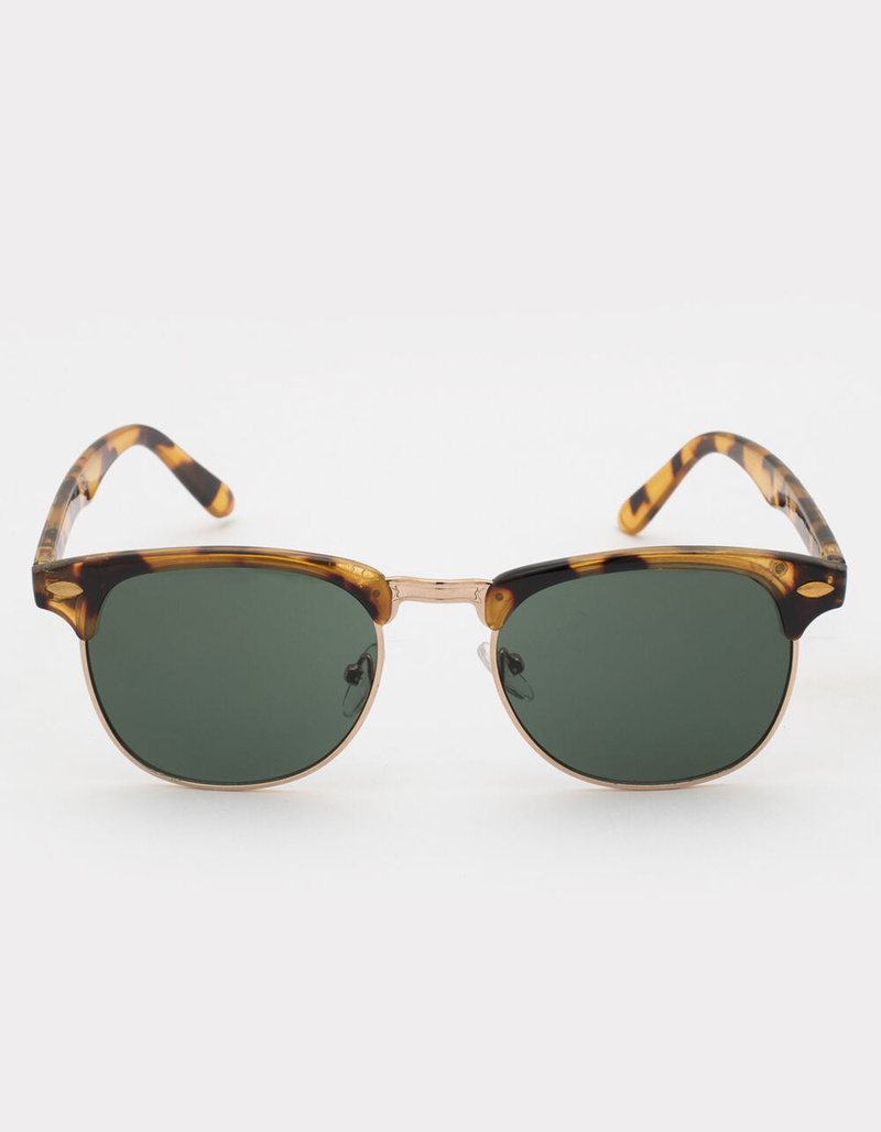Tortoise Clubmaster Sunglasses image number 1