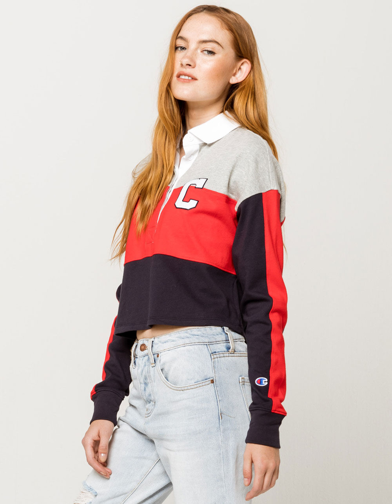 CHAMPION Rugby Womens Crop Polo Shirt image number 1