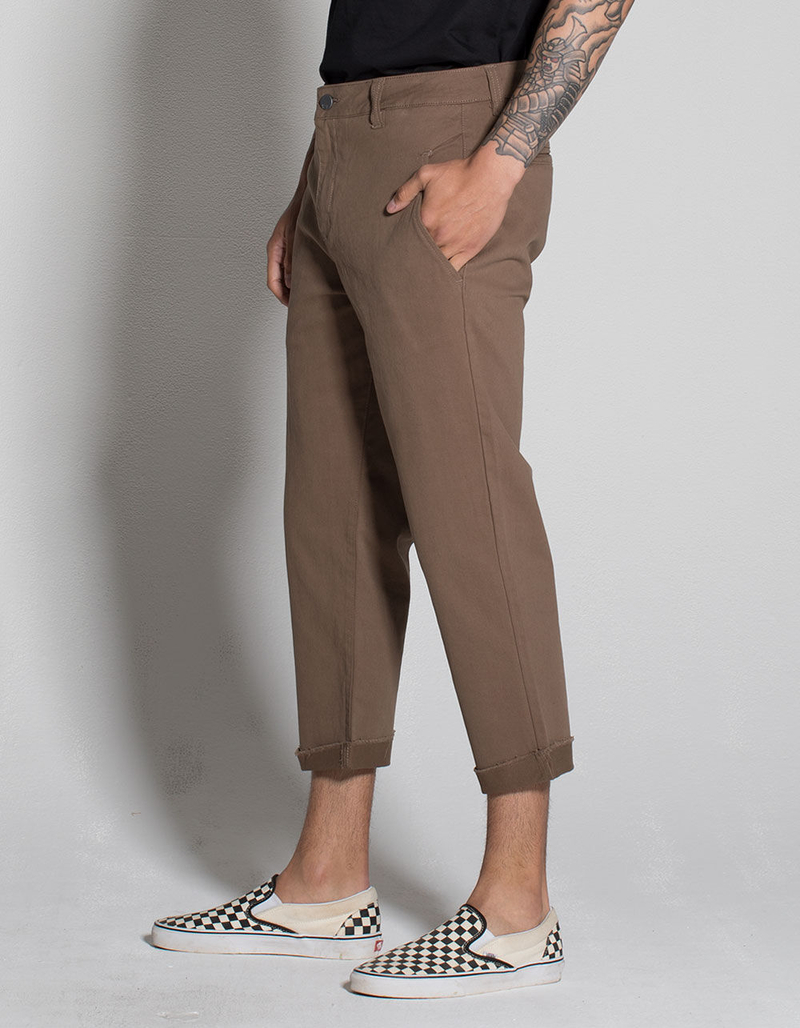 RSQ Straight Cropped Dirt Mens Chino Pants image number 0