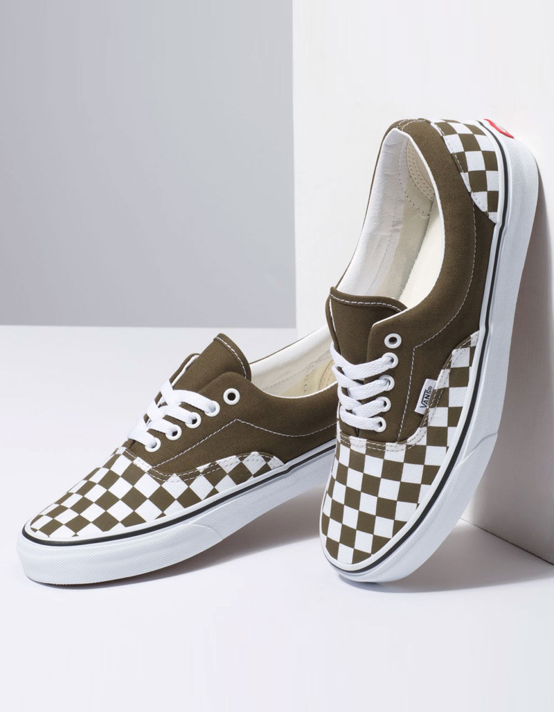 VANS Checkerboard Era Beech & True White Shoes image number 3
