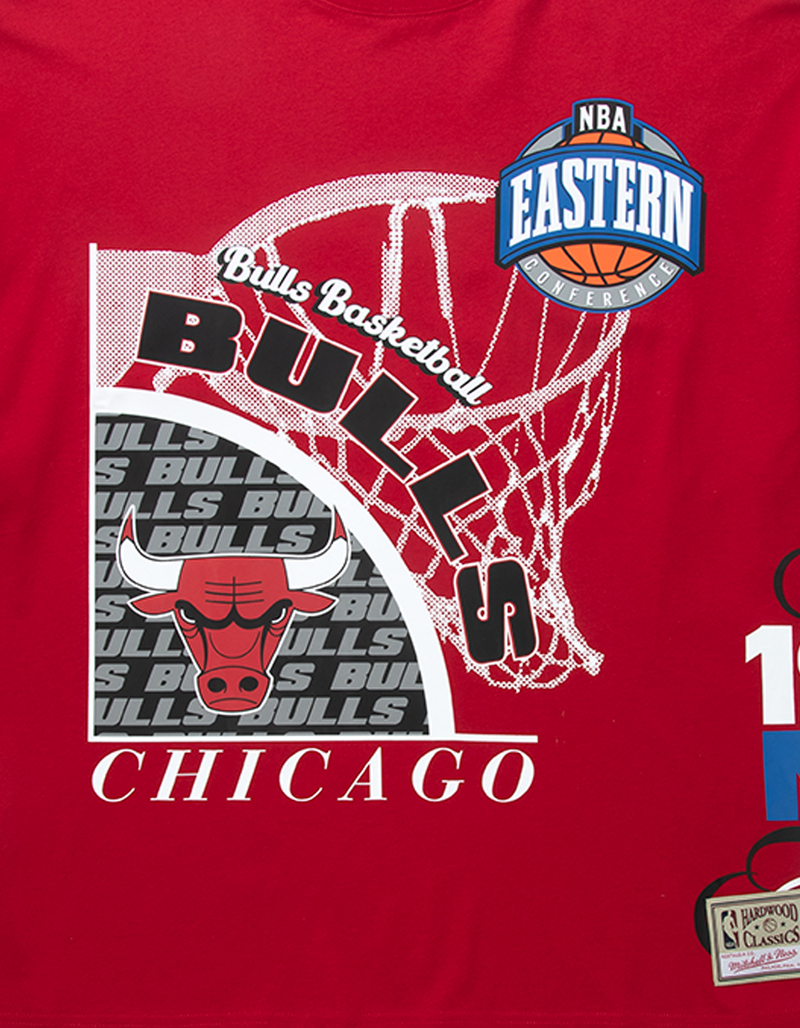 MITCHELL & NESS Chicago Bulls Logo Blast Mens Tee image number 3