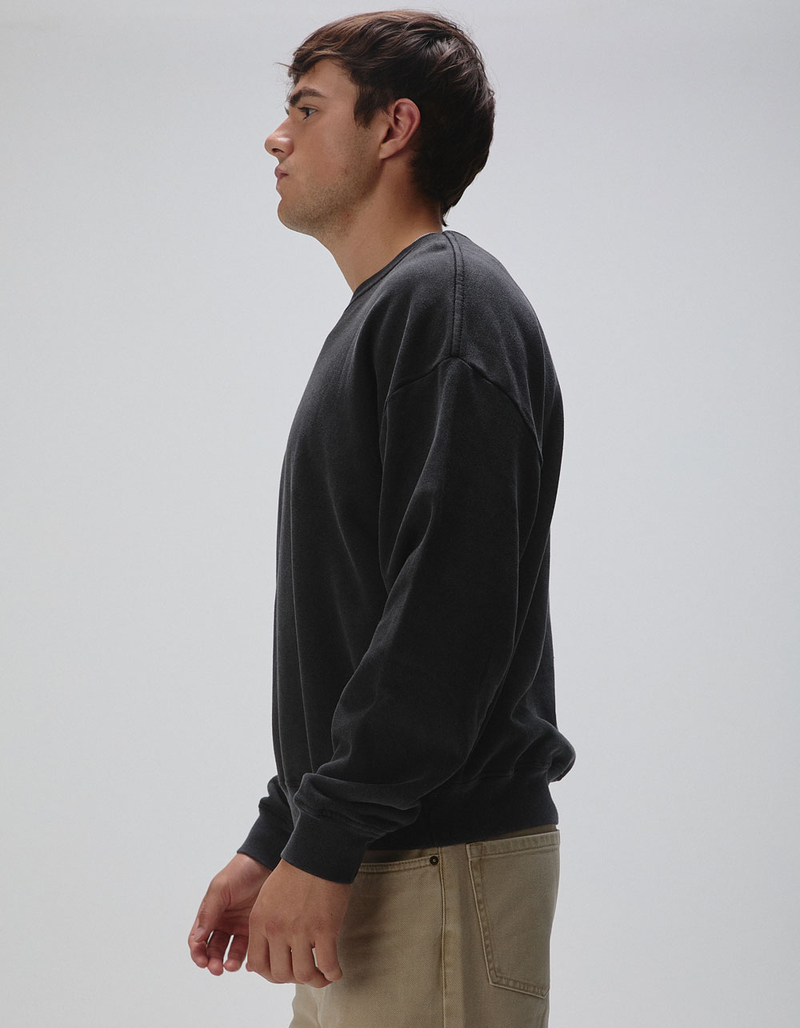 RSQ Mens Washed Oversized Crewneck Sweatshirt image number 3