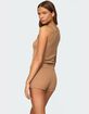 EDIKTED Hasel Grommet Ribbed Tank Top image number 4