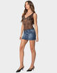 EDIKTED Laur Leopard Printed Cupped Top image number 3