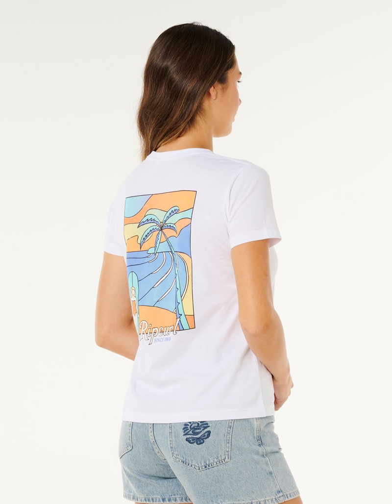 RIP CURL Tide Line Standard Womens Tee image number 1
