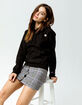 CHAMPION Reverse Weave Black Womens Hoodie image number 1