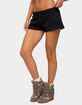 EDIKTED Baila Waffle Shorts image number 2