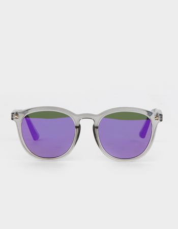 RSQ Round Mirror Sunglasses Alternative Image