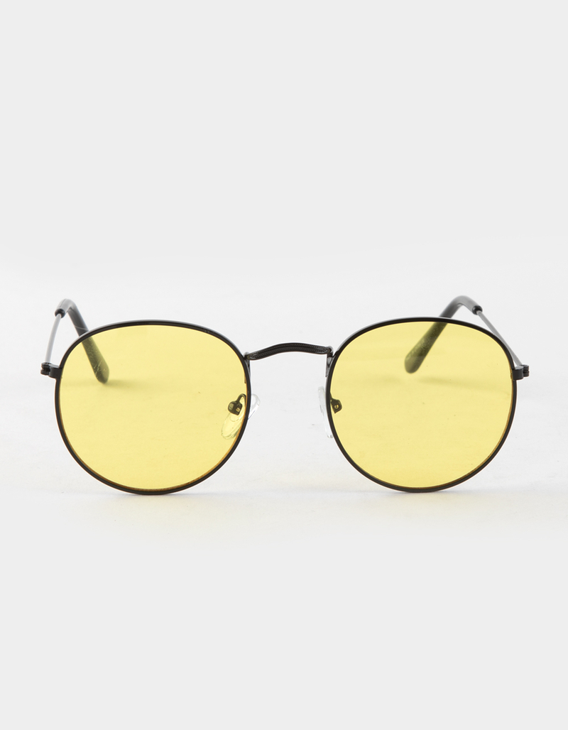 BLUE CROWN Picnic Small Metal Round Sunglasses image number 1