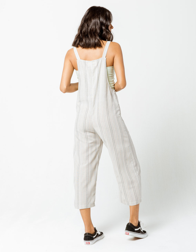 SKY AND SPARROW Stripe Womens Overalls image number 2