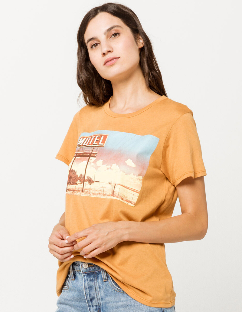 RSQ Motel Scene Womens Boyfriend Tee image number 1